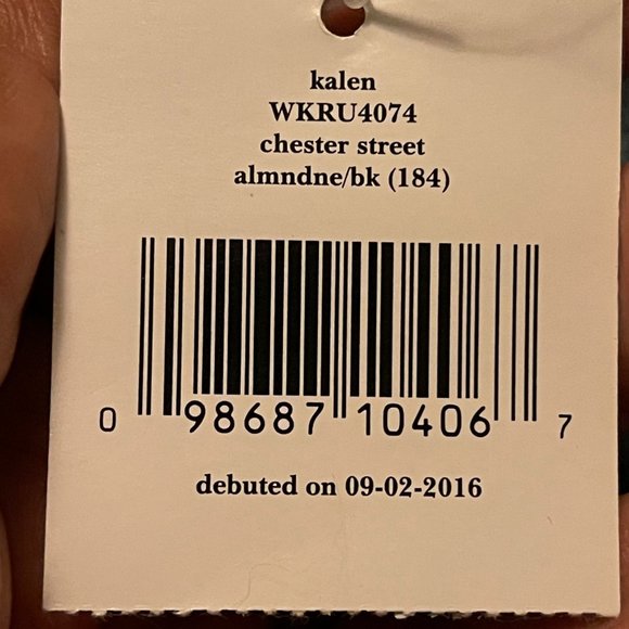 Kate Spade Kalen Chester Street Bag in Almond w/Black trim - Picture 2 of 8